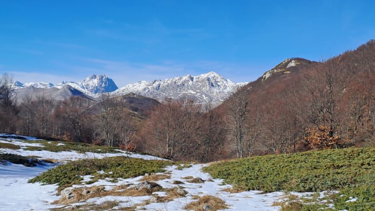 Anello del Monte Cappucciata dal Voltigno. Domenica 18 febbraio 2024.